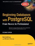 Portada de BEGINNING DATABASES WITH POSTRESQL: FROM EXPERT TO PROFESSIONAL (NOVICE TO PROFESSIONAL)