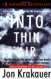 Portada de INTO THIN AIR: A PERSONAL ACCOUNT OF THE MOUNT EVEREST DISASTER