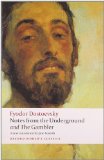 Portada de NOTES FROM THE UNDERGROUND, AND THE GAMBLER: WITH THE GAMBLER (OXFORD WORLD'S CLASSICS) BY DOSTOEVSKY, FYODOR (2008) PAPERBACK