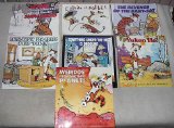 Portada de CALVIN & HOBBES BOOK SET OF 7: ATTACK OF THE DERANGED MUTANT KILLER MONSTER SNOW GOONS; CALVIN AND HOBBES; THE REVENGE OF THE BABY-SAT; SCIENTIFIC PROGRESS GOES "BOINK"; SOMETHING UNDER THE BED IS DROOLING; WEIRDOS FROM ANOTHER PLANET!; YUKON HO!