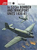 Portada de JU 52/3M BOMBER AND TRANSPORT UNITS 1936-41 (COMBAT AIRCRAFT)