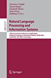 Portada de NATURAL LANGUAGE PROCESSING AND INFORMATION SYSTEMS