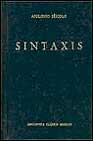 Portada de SINTAXIS