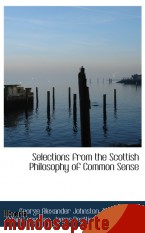 Portada de SELECTIONS FROM THE SCOTTISH PHILOSOPHY OF COMMON SENSE