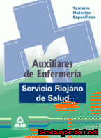 Portada de AUXILIARES DE ENFERMERÍA DEL SERVICIO RIOJANO DE SALUD. TEMARIO MATERIAS ESPECÍFICAS - EBOOK