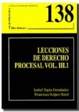 Portada de LECCIONES DE DERECHO PROCESAL III.1