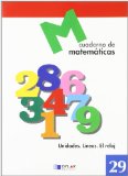 Portada de MATEMATICAS  29 - UNIDADES. LÍNEAS. EL RELOJ