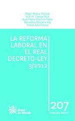 Portada de LA REFORMA LABORAL EN EL REAL DECRETO - LEY 3/2012