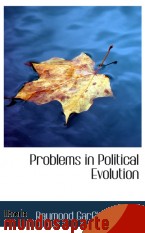 Portada de PROBLEMS IN POLITICAL EVOLUTION