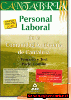 Portada de PERSONAL LABORAL DE LA COMUNIDAD AUTÓNOMA DE CANTABRIA. TEMARIO Y TEST PARTE COMÚN - EBOOK