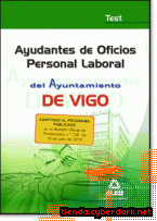 Portada de AYUDANTES DE OFICIOS PERSONAL LABORAL DEL AYUNTAMIENTO DE VIGO. TEST. - EBOOK