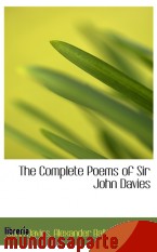 Portada de THE COMPLETE POEMS OF SIR JOHN DAVIES