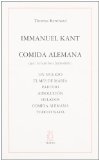 Portada de IMMANUEL KANT: COMIDA ALEMANA