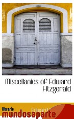 Portada de MISCELLANIES OF EDWARD FITZGERALD