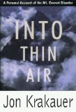 Portada de INTO THIN AIR: A PERSONAL ACCOUNT OF THE MOUNT EVEREST DISASTER (G K HALL LARGE PRINT BOOK SERIES)