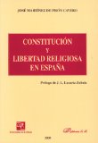 Portada de CONSTITUCIÓN Y LIBERTAD RELIGIOSA EN ESPAÑA