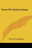 Portada de NOTES ON EPISTEMOLOGY