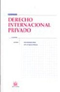 Portada de DERECHO INTERNACIONAL PRIVADO