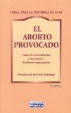 Portada de EL ABORTO PROVOCADO: TEXTOS DE LA DECLARACION Y DOCUMENTOS DE DIVERSOS EPISCOPADOS