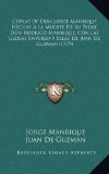 Portada de COPLAS DE DON JORGE MANRIQUE HECHAS A LA MUERTE DE SU PADRE DON RODRIGO MANRIQUE, CON LAS GLOSAS ENVERSO A ELLAS DE JUAN DE GUZMAN (1779)