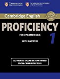 Portada de CAMBRIDGE ENGLISH PROFICIENCY 1 FOR UPDATED EXAM STUDENT'S BOOK WITH ANSWERS: AUTHENTIC EXAMINATION PAPERS FROM CAMBRIDGE ESOL (CPE PRACTICE TESTS) BY CAMBRIDGE ESOL (2012-11-12)