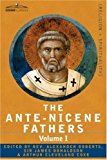 Portada de THE ANTE-NICENE FATHERS: THE WRITINGS OF THE FATHERS DOWN TO A.D. 325 VOLUME I - THE APOSTOLIC FATHERS WITH JUSTIN MARTYR AND IRENAEUS (2007-05-01)