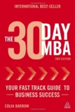 Portada de 30 DAY MBA: YOUR FAST TRACK GUIDE TO BUSINESS SUCCESS