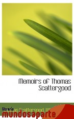 Portada de MEMOIRS OF THOMAS SCATTERGOOD