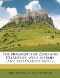 Portada de THE FRAGMENTS OF ZENO AND CLEANTHES; WIT