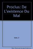 Portada de PROCLUS: DE L'EXISTENCE DU MAL