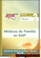 Portada de MÉDICOS DE FAMILIA EN EAP DEL SERVICIO DE SALUD DE CASTILLA-LA MANCHA (SESCAM). TEMARIO PARTE ESPECÍFICA. VOLUMEN II - EBOOK