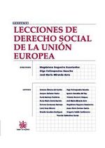 Portada de LECCIONES DE DERECHO SOCIAL DE LA UNIÓN EUROPEA