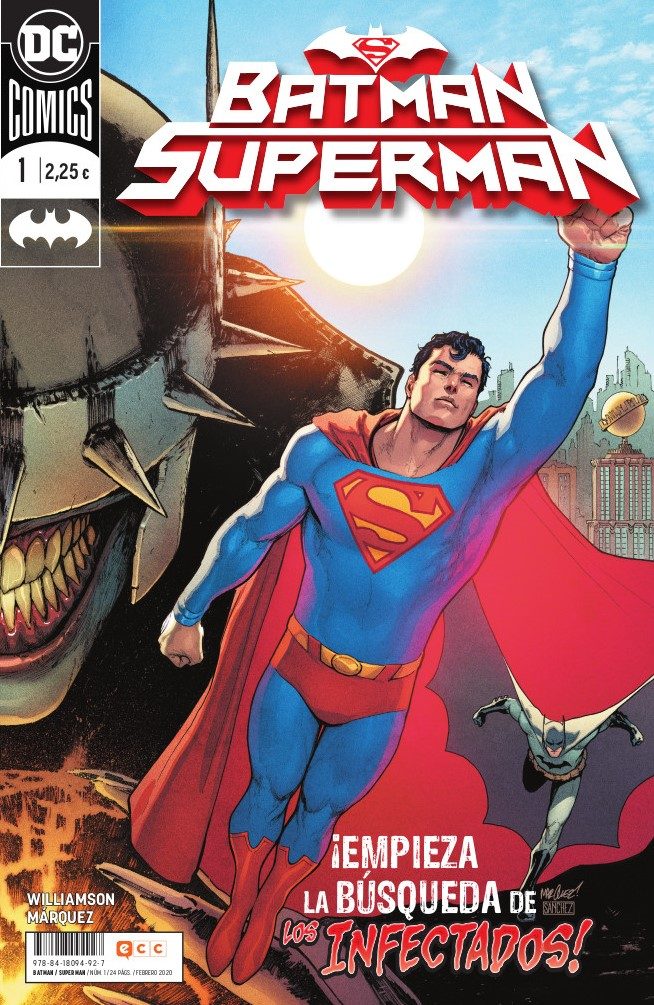 Portada de BATMAN/SUPERMAN Nº 1