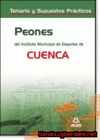 Portada de PEONES DEL INSTITUTO MUNICIPAL DE DEPORTES DE CUENCA. TEMARIO Y SUPUESTOS PRÁCTICOS - EBOOK