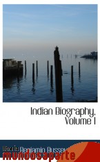 Portada de INDIAN BIOGRAPHY, VOLUME  I