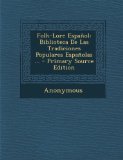 Portada de FOLK-LORE ESPANOL: BIBLIOTECA DE LAS TRADICIONES POPULARES ESPANOLAS ...