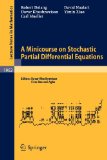 Portada de A MINICOURSE ON STOCHASTIC PARTIAL DIFFERENTIAL EQUATIONS