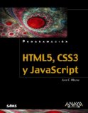 Portada de HTML5, CSS3 Y JAVASCRIPT (PROGRAMACION)
