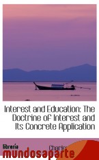 Portada de INTEREST AND EDUCATION: THE DOCTRINE OF INTEREST AND ITS CONCRETE APPLICATION