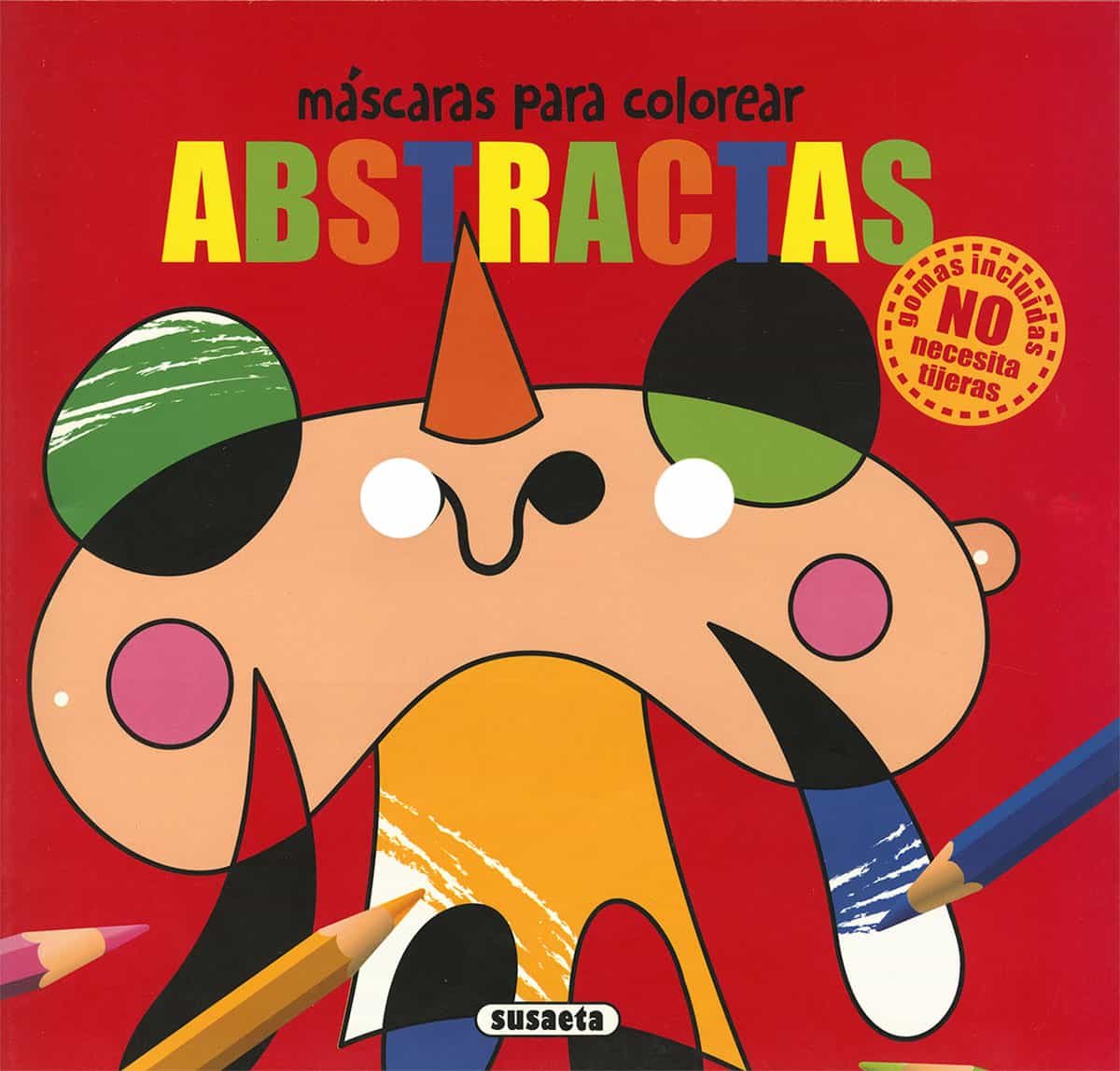 Portada de MÁSCARAS PARA COLOREAR - ABSTRACTAS