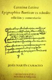 Portada de CARMINA LATINA: EPIGRAPHICA BAETICAE EX SCHEDIS: EDICION Y COMENTARIO