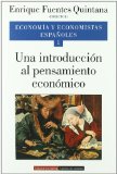 Portada de ECONOMIA Y ECONOMISTAS ESPAÑOLES: UNA INTRODUCCION AL PENSAMIENTOECONOMICO