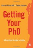 Portada de GETTING YOUR PH.D