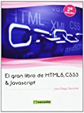 Portada de EL GRAN LIBRO DE HTML5, CSS3 Y JAVASCRIPT