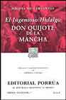 Portada de EL INGENIOSO HIDALGO DON QUIJOTE DE LA MANCHA