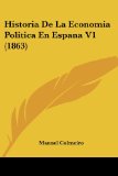 Portada de HISTORIA DE LA ECONOMIA POLITICA EN ESPANA V1 (1863)