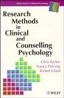 Portada de RESEARCH METHODS IN CLINICAL AND COUNSELLING PSYCHOLOGY (WILEY SERIES IN CLINICAL PSYCHOLOGY)