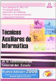 Portada de TECNICOS AUXILIARES DE INFORMATICA: TEST DE LOS BLOQUES II, III YIV Y SUPUESTOS PRACTICOS