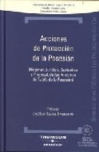 Portada de ACCIONES DE PROTECCIÓN DE LA POSESIÓN