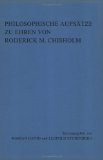 Portada de PHILOSOPHISCHE AUFSATZE ZU EHREN VON RODERICK M. CHISHOLM (GRAZER PHILOSOPHISCHE STUDIEN)